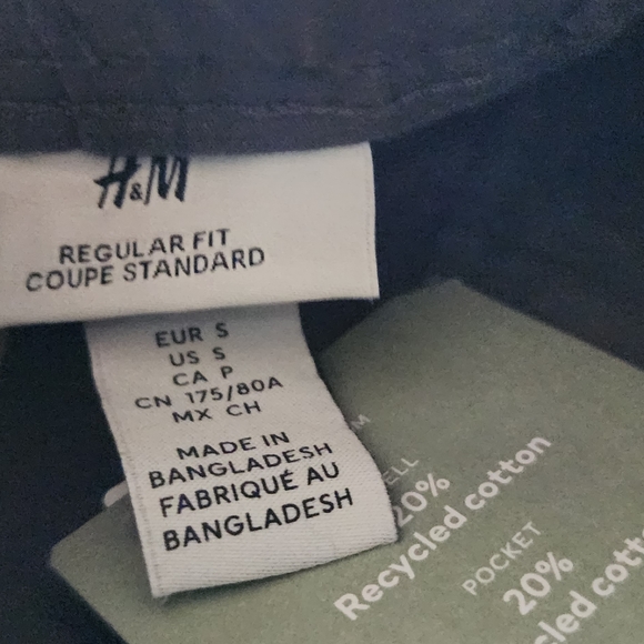 H & M Cargo Pant size S dark gray - Picture 6 of 9